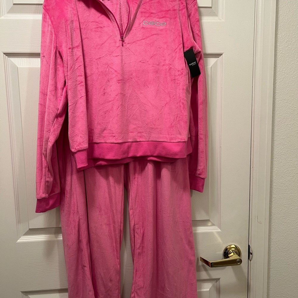 NWT Bebe Pink Sleepwear Set